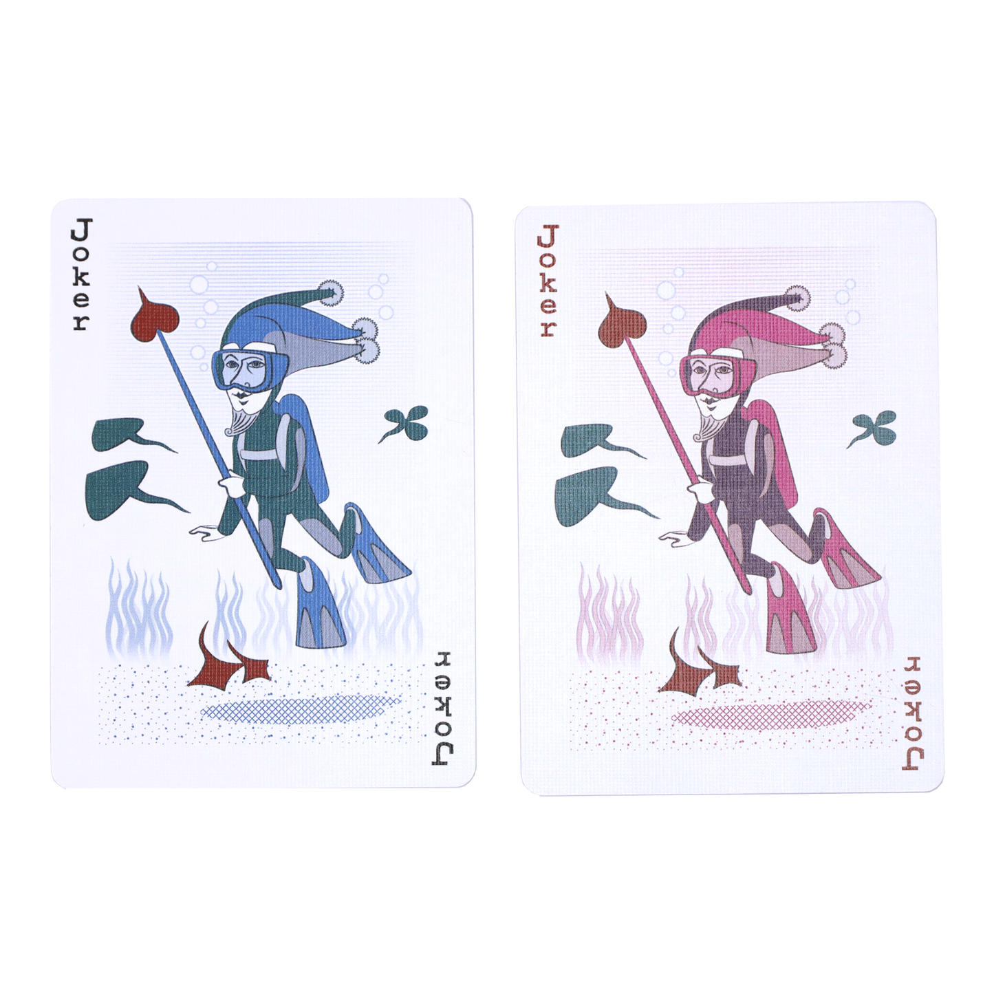 Stingray Teal Bicycle Playing Cards
