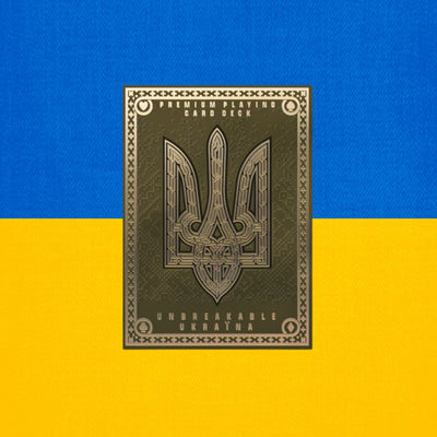 UNBREAKABLE UKRAÏNA (UU) Playing Cards with Numbered Seal