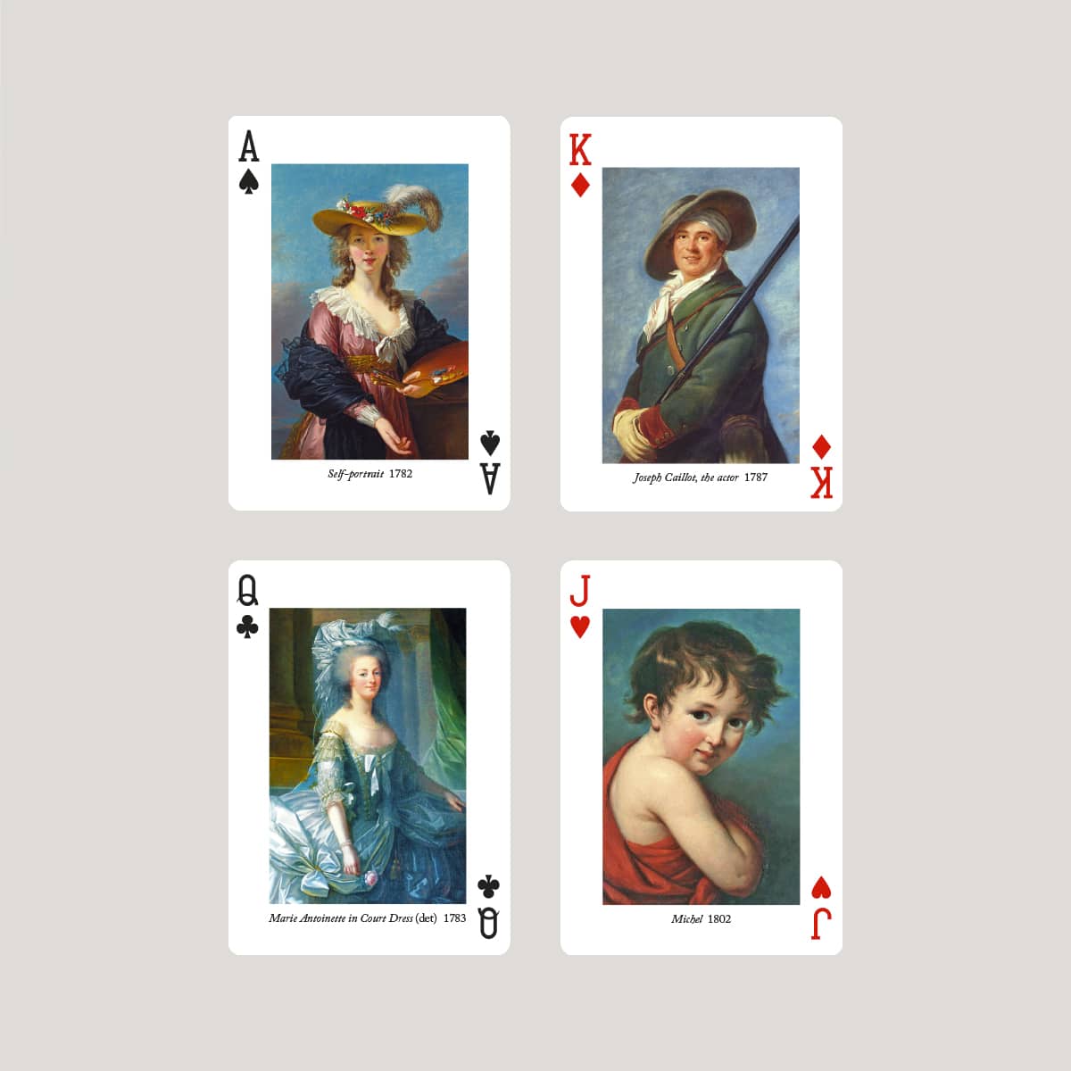 Elizabeth Vigée Le Brun Playing Cards by Piatnik