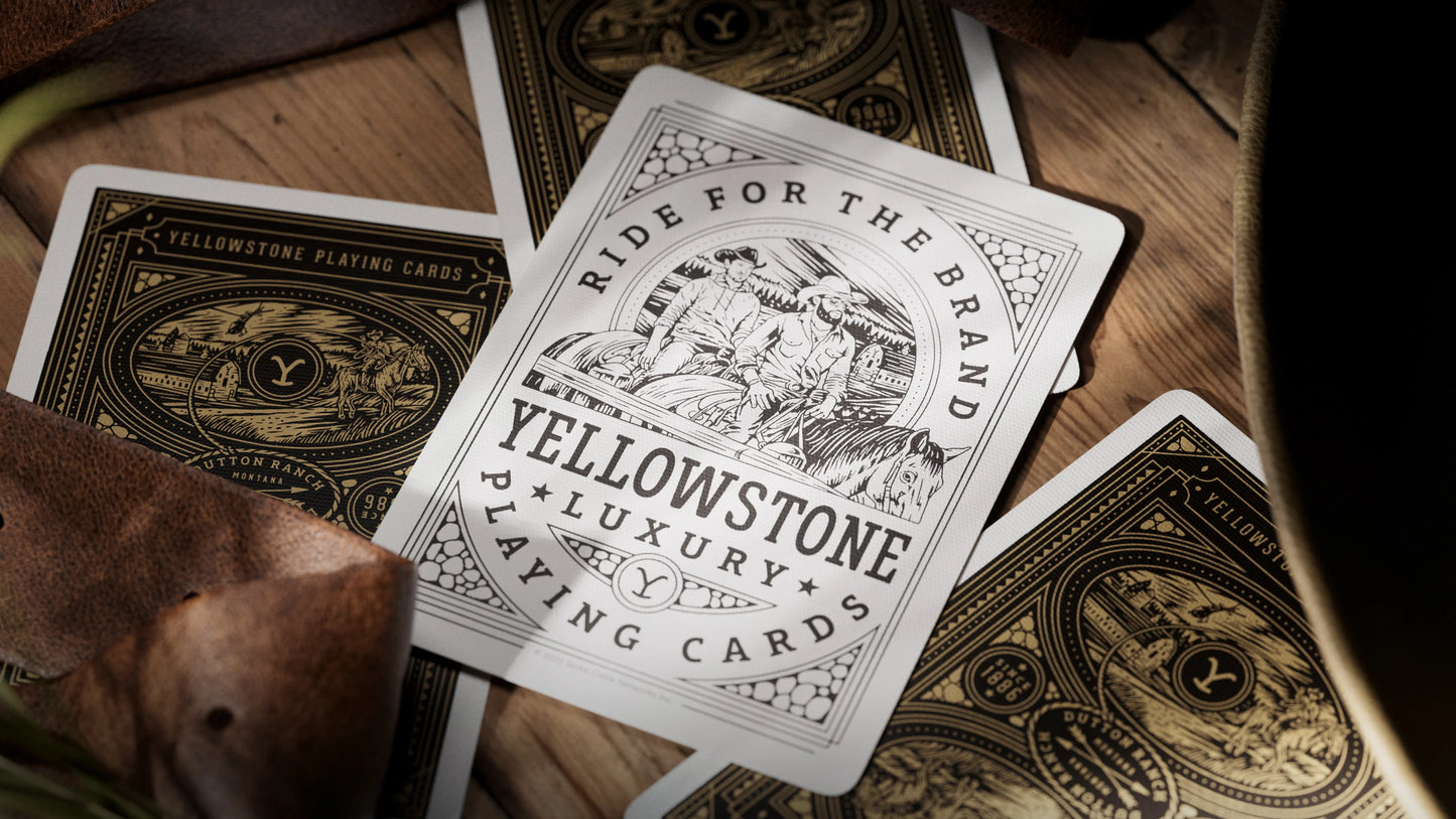Yellowstone Playing Cards by Theory 11 - Dive Into the Wild West