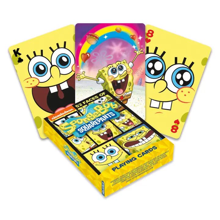 Spongebob Squarepants Faces Playing Cards by Aquarius