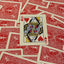 Red One-Way Forcing Deck - Queen of Hearts