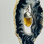 Geode Agate Necklace with Citrine