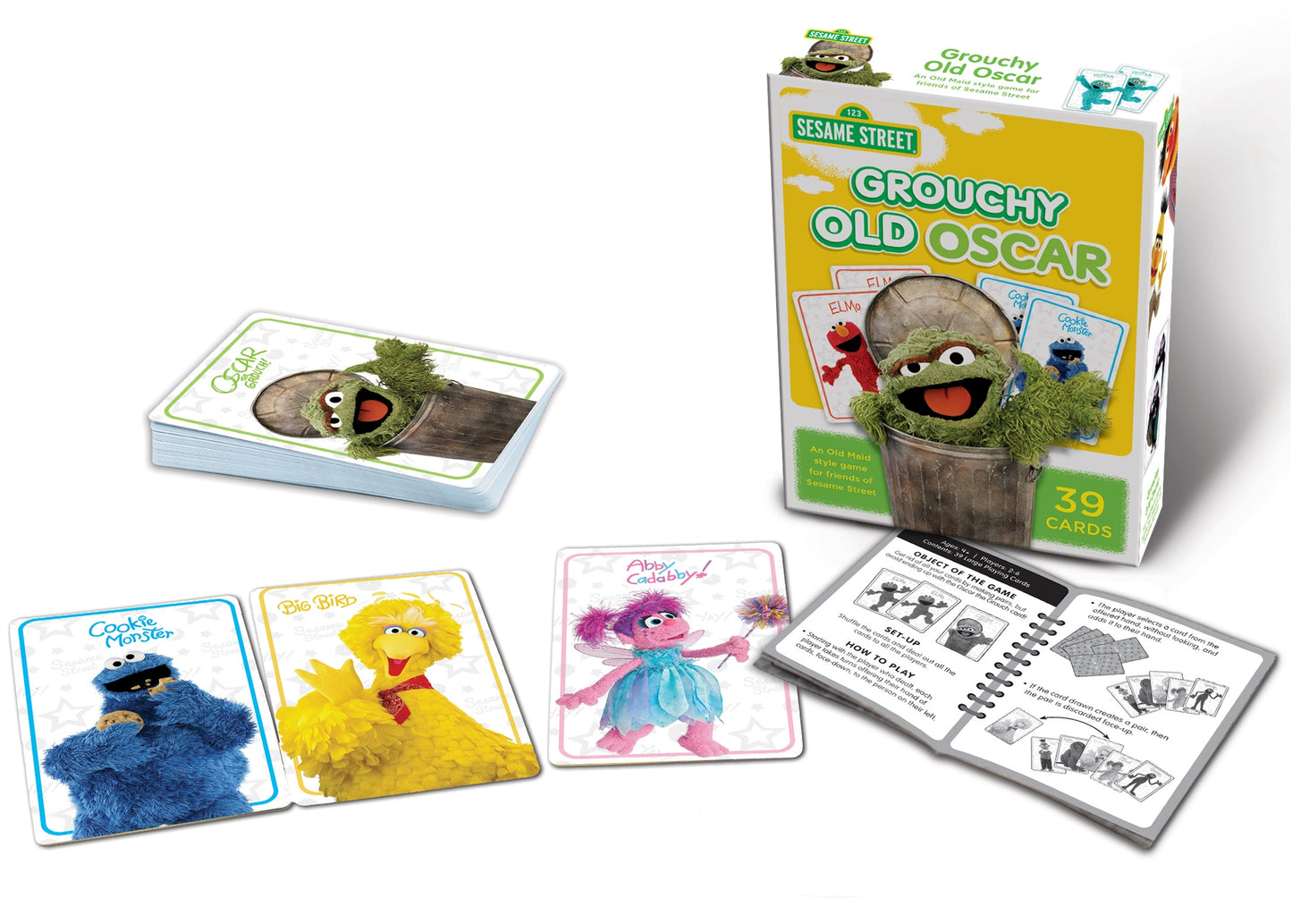 Sesame Street - Grouchy Old Oscar Card Game