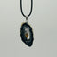 Geode Agate Necklace with Citrine
