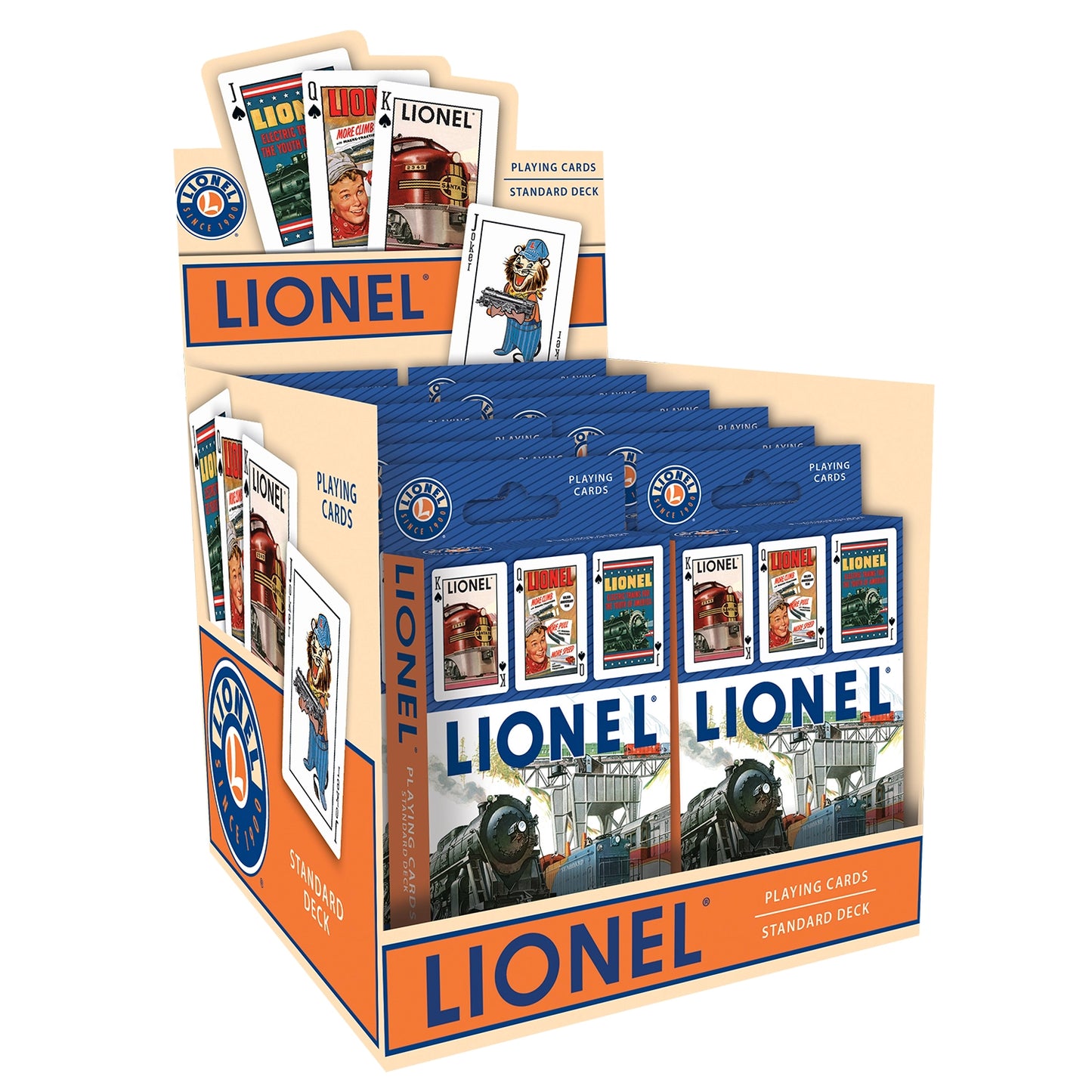 Lionel Trains Playing Cards by Masterpieces