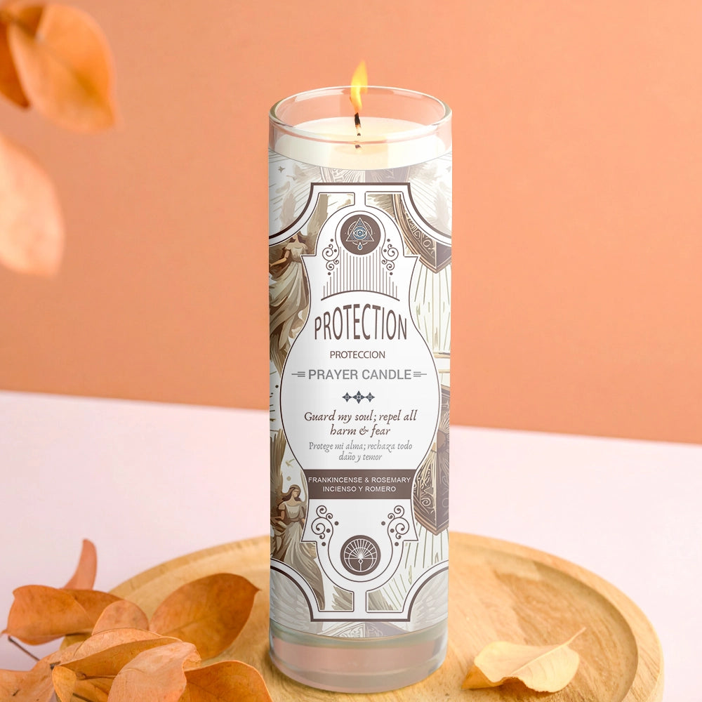Protection Prayer Candle 8"