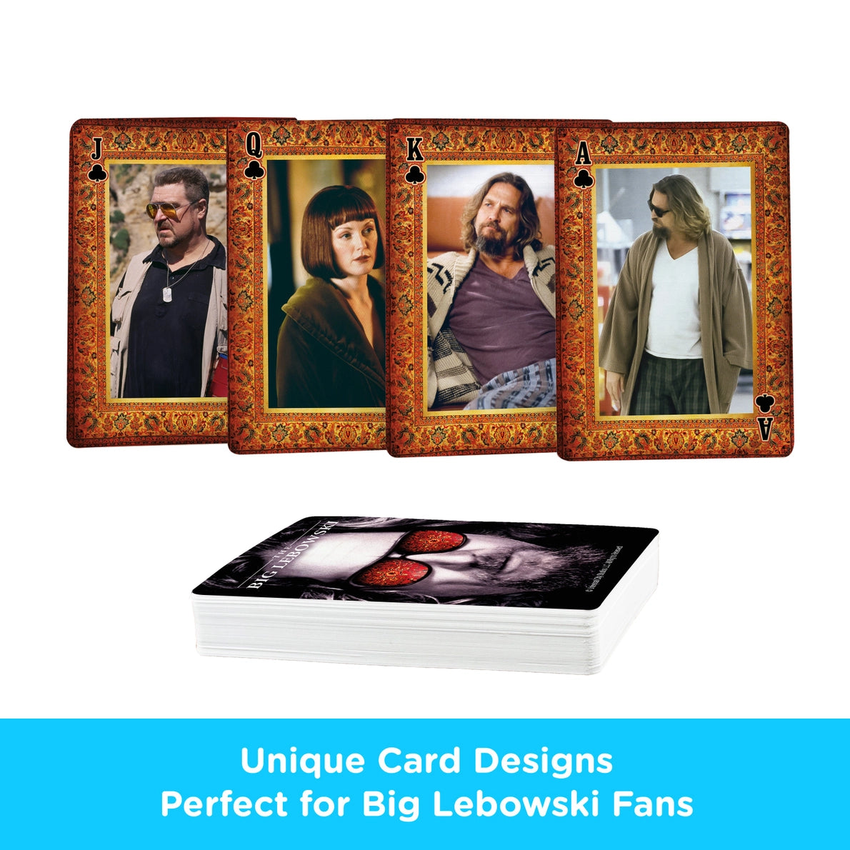 The Big Lebowski Playing Cards by Aquarius - Ties the Game Room Together