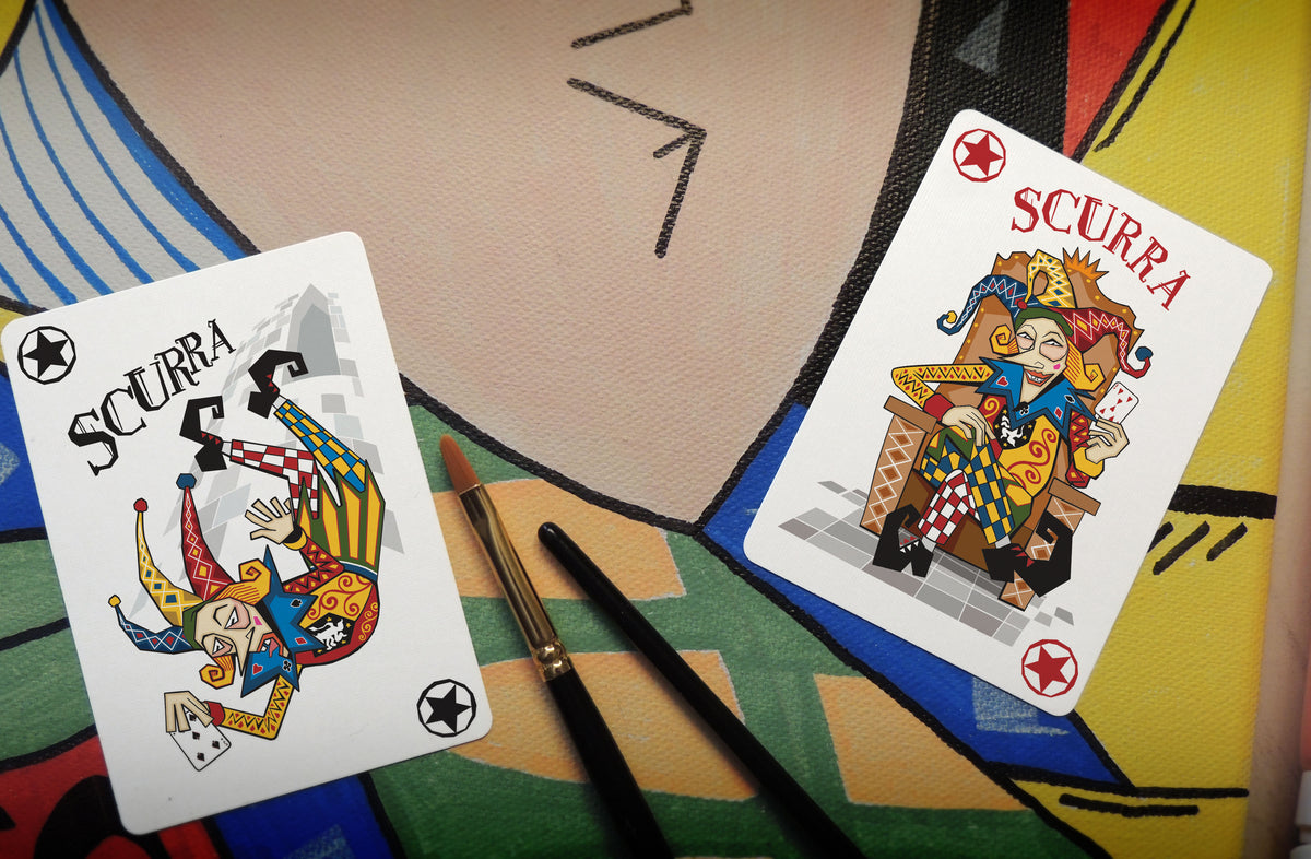 Bicycle Turris contra Turrim Playing Cards with Custom Tuck Seal