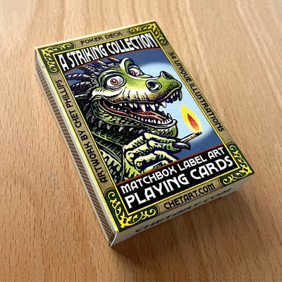 A Striking Collection: Matchbox Label Playing Cards