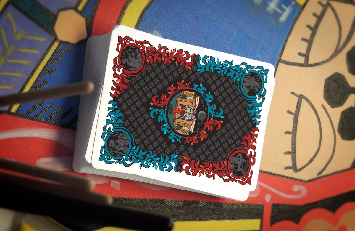 Bicycle Turris contra Turrim Playing Cards with Custom Tuck Seal