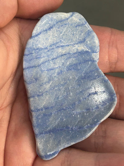 Blue Striped Quartz from Brazil