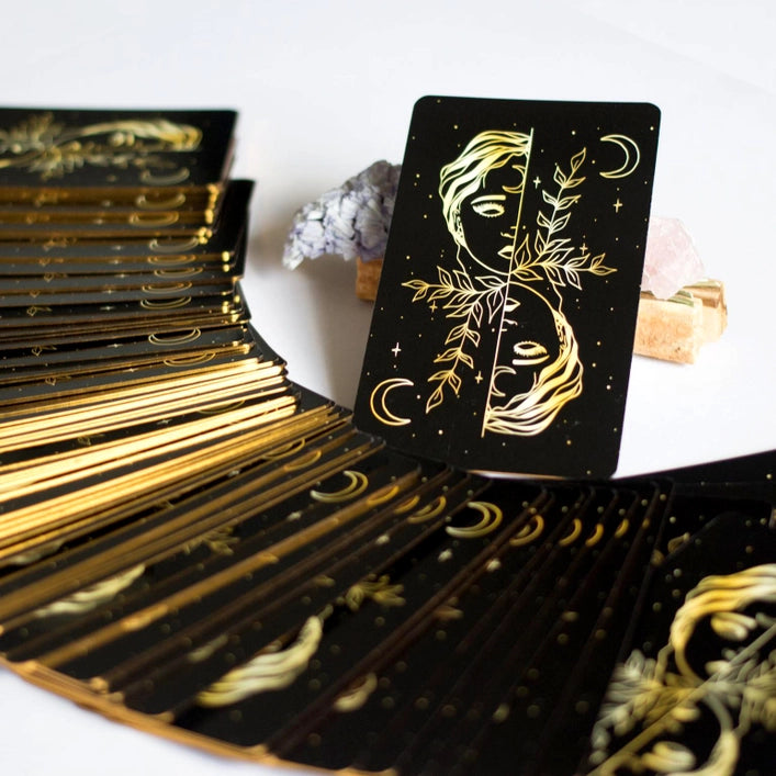 New Moon Tarot Deck - Gold Gilded