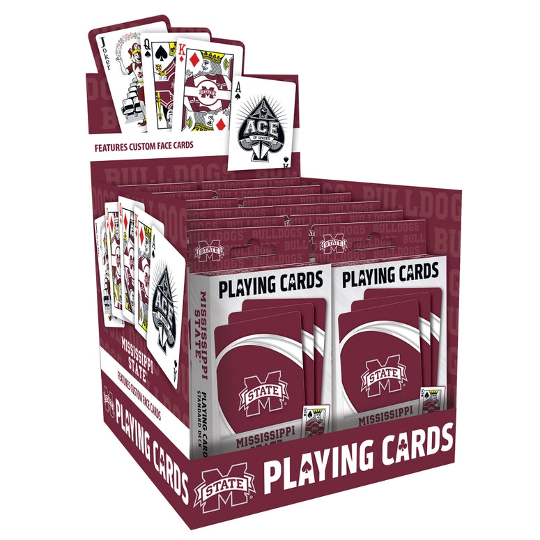 Mississippi State Bulldogs Playing Cards by Masterpieces