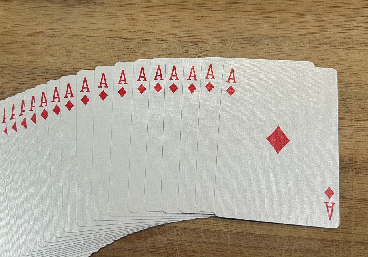 Blue One-Way Forcing Deck - Ace of Diamonds
