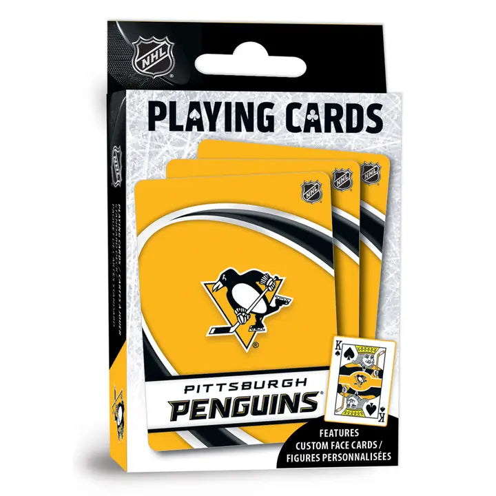 Pittsburgh Penguins Playing Cards by Masterpieces