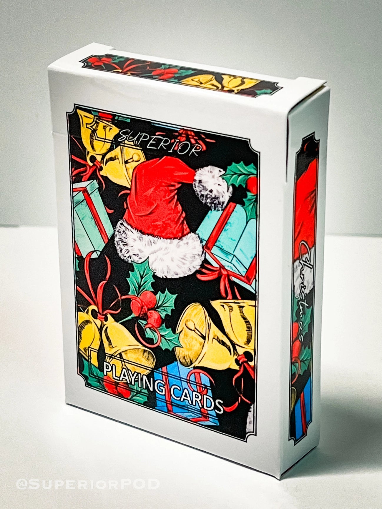 White Christmas Playing Cards