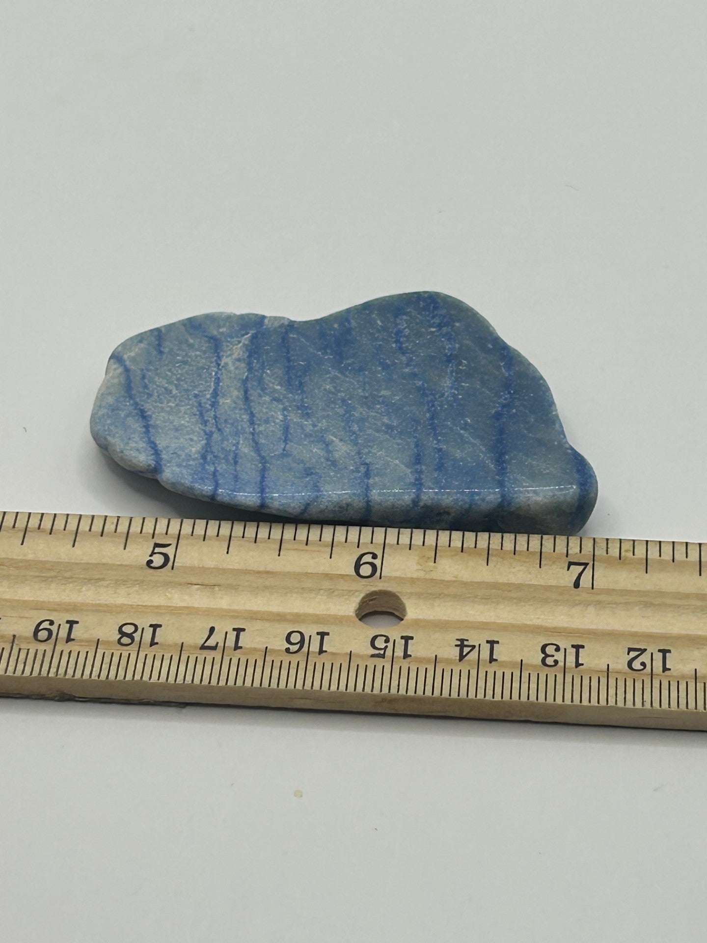 Blue Striped Quartz from Brazil