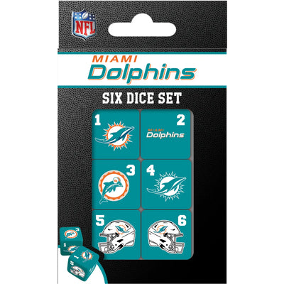 Miami Dolphins Dice Set by Masterpieces