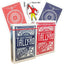 Tally-Ho Circle Back 2 Deck Set Blue & Red Playing Cards