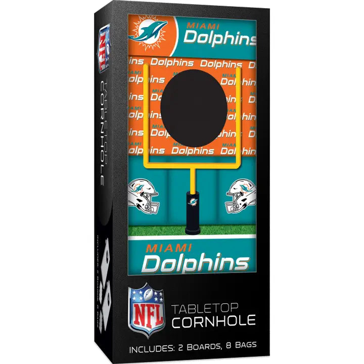 Miami Dolphins - NFL Tabletop Cornhole