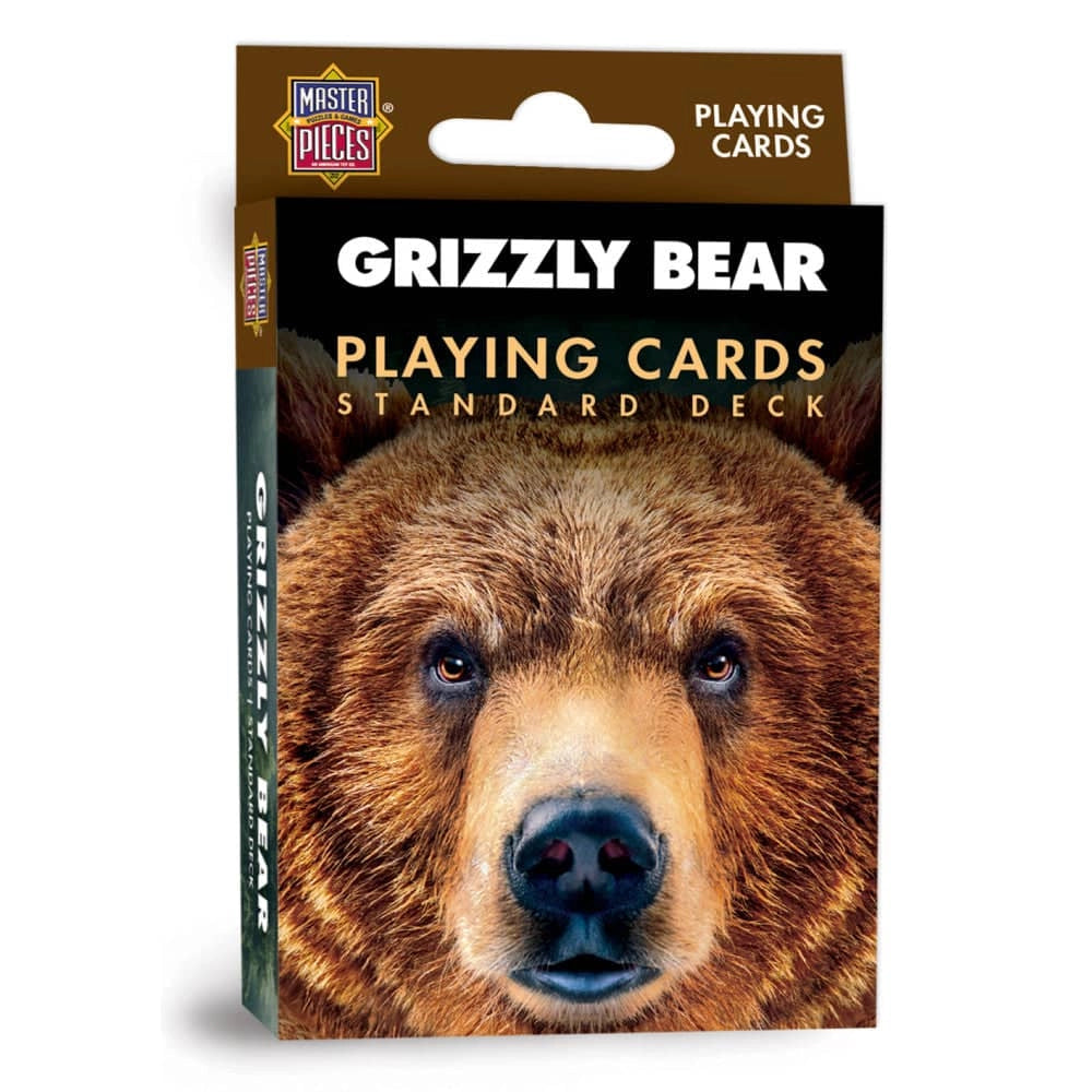 Grizzly Bear Playing Cards by Masterpieces