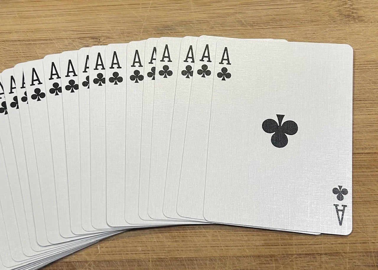 Purple One-Way Forcing Deck - Ace of Clubs