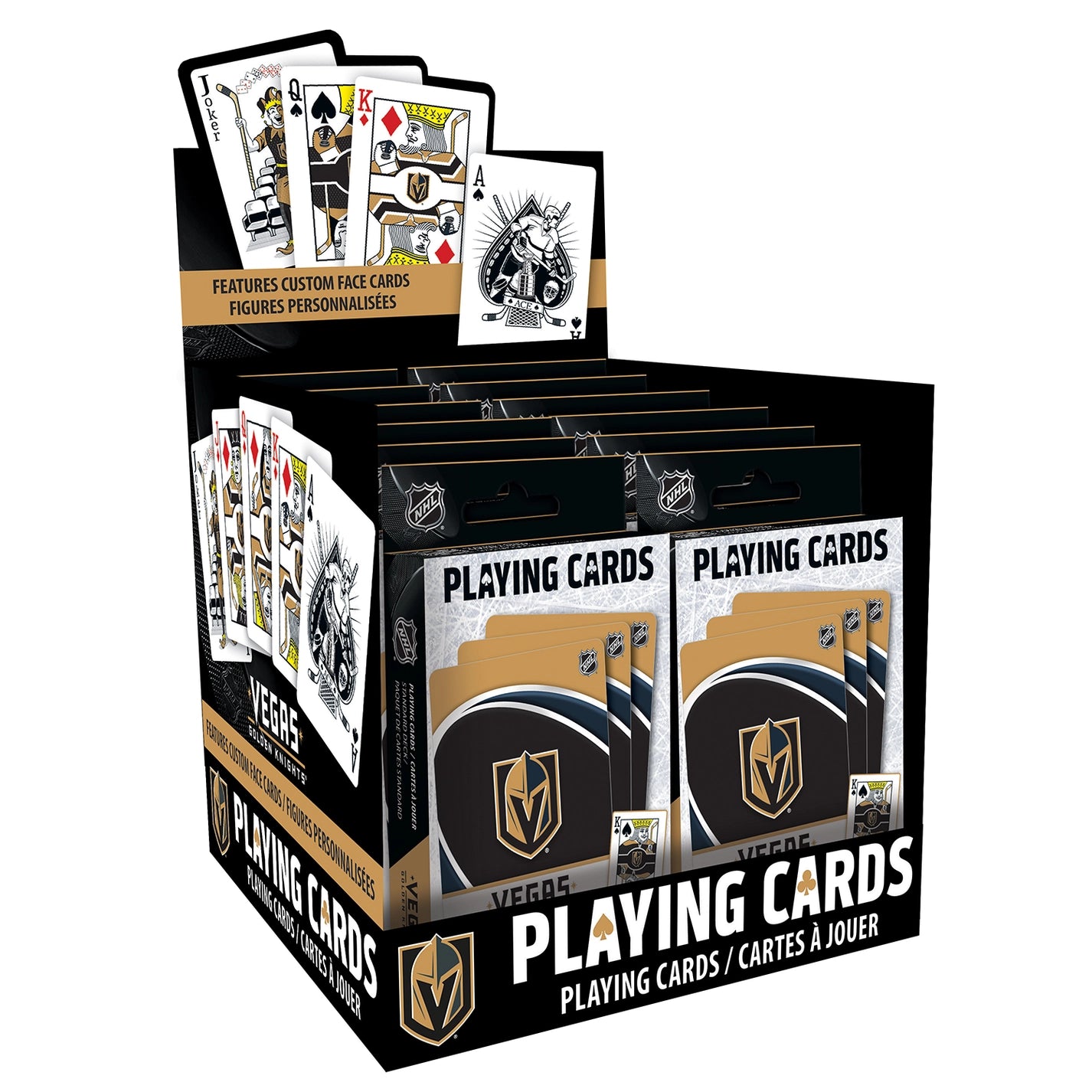 Las Vegas Golden Knights Playing Cards by Masterpieces