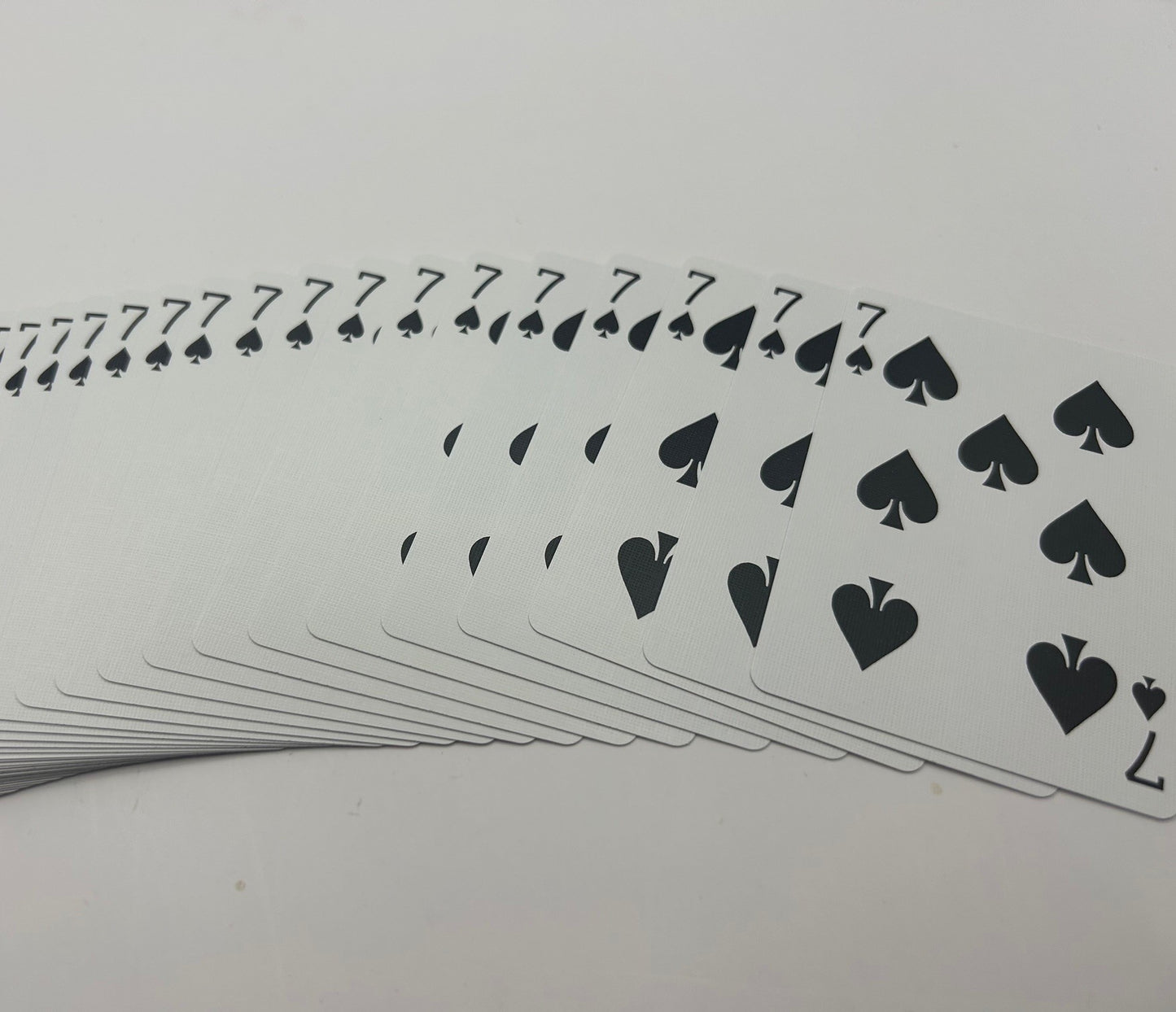 Red One-Way Forcing Deck - 7 of Spades
