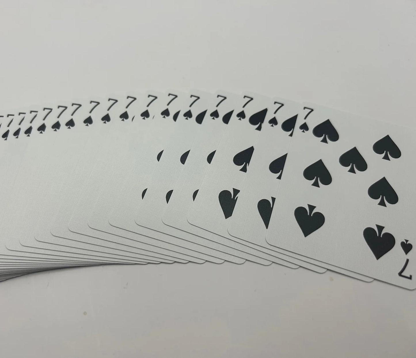 Purple One-Way Forcing Deck - 7 of Spades