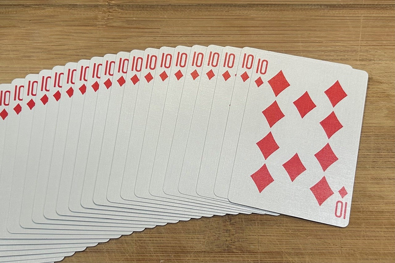 Blue One-Way Forcing Deck - 10 of Diamonds