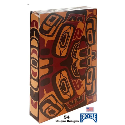 Unique Pacific Northwest Native American Art Playing Cards