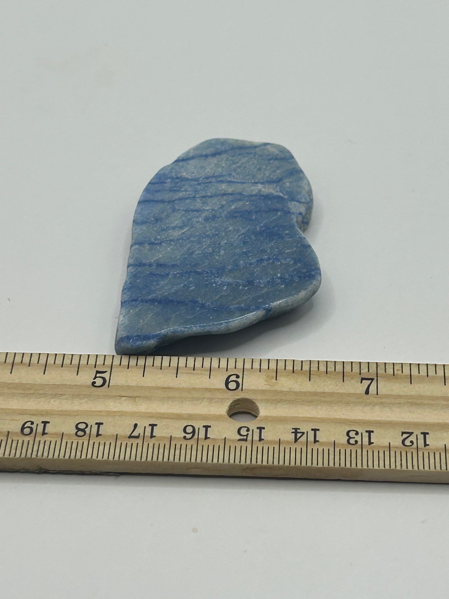 Blue Striped Quartz from Brazil