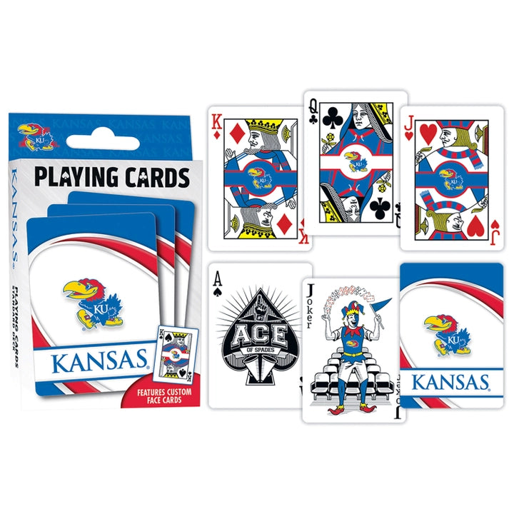 Kansas Jayhawks Playing Cards by Masterpieces