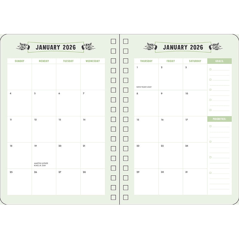 2026 Beetlejuice Beetlejuice 13-Month Weekly Planner