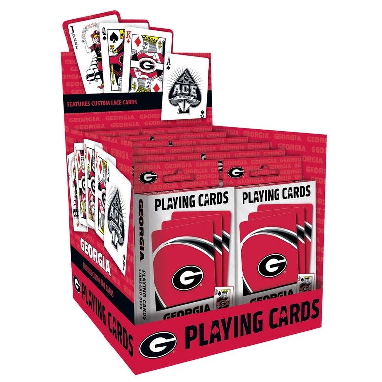 Georgia Bulldogs Playing Cards by Masterpieces