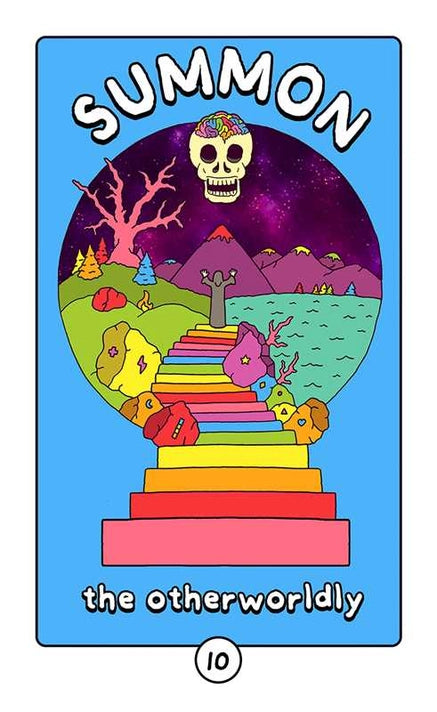 Rainbow Brainskull Oracle Deck by Ramin Nazer