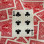 Red One-Way Forcing Deck - 6 of Clubs
