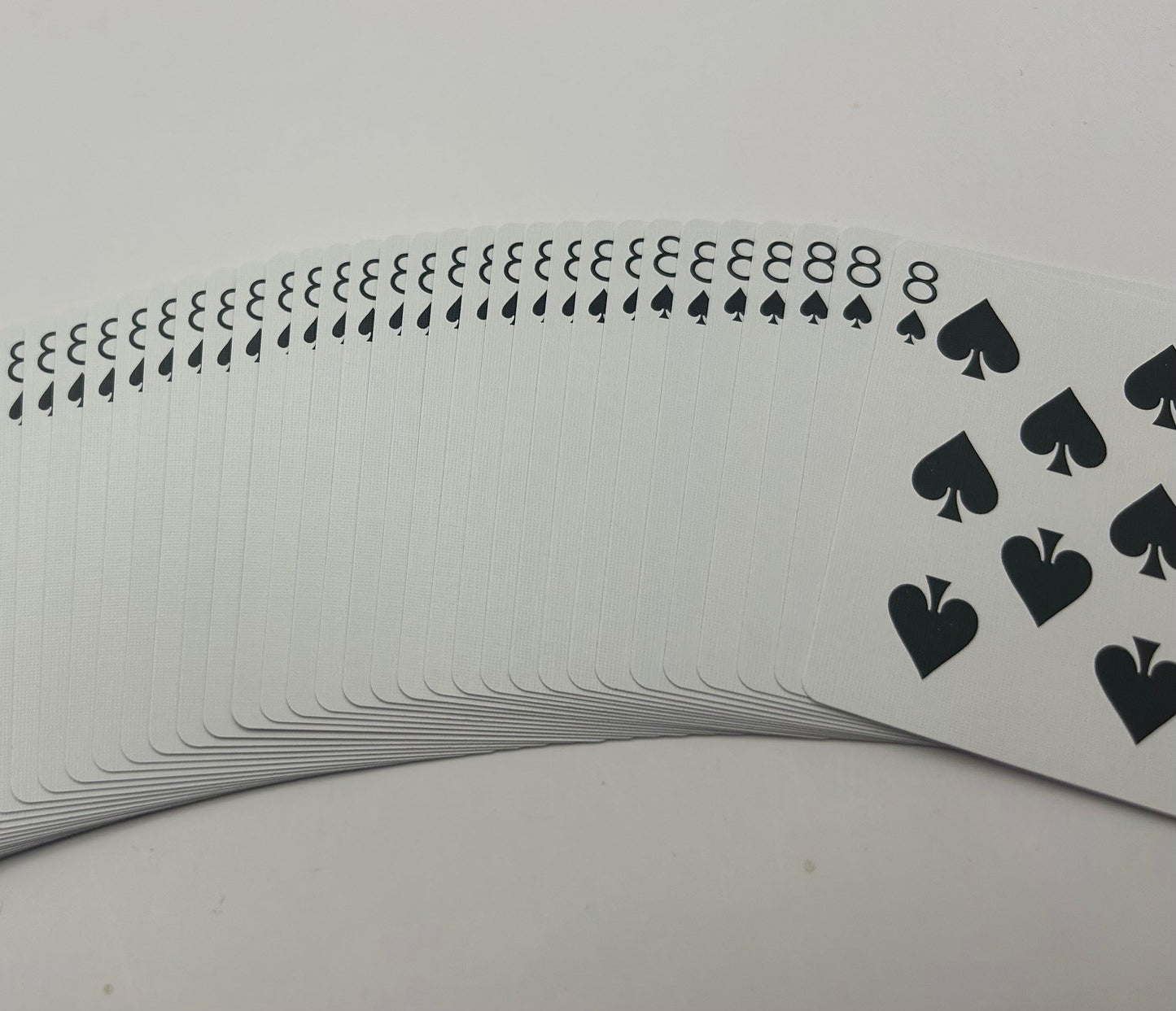 Red One-Way Forcing Deck - 8 of Spades