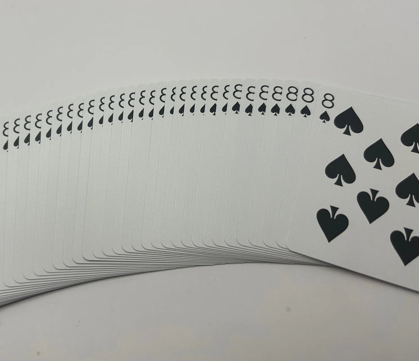 Purple One-Way Forcing Deck - 8 of Spades