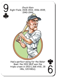 Philadelphia Baseball Heroes Playing Cards for Phillies Fans