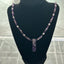 Amethyst and Selenite Handmade Necklace