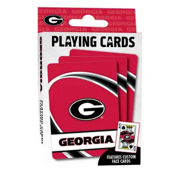 Georgia Bulldogs Playing Cards by Masterpieces