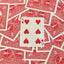 Red One-Way Forcing Deck - 6 of Hearts