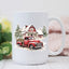 Red Truck Christmas Farmhouse Holiday 15oz Coffee Mug