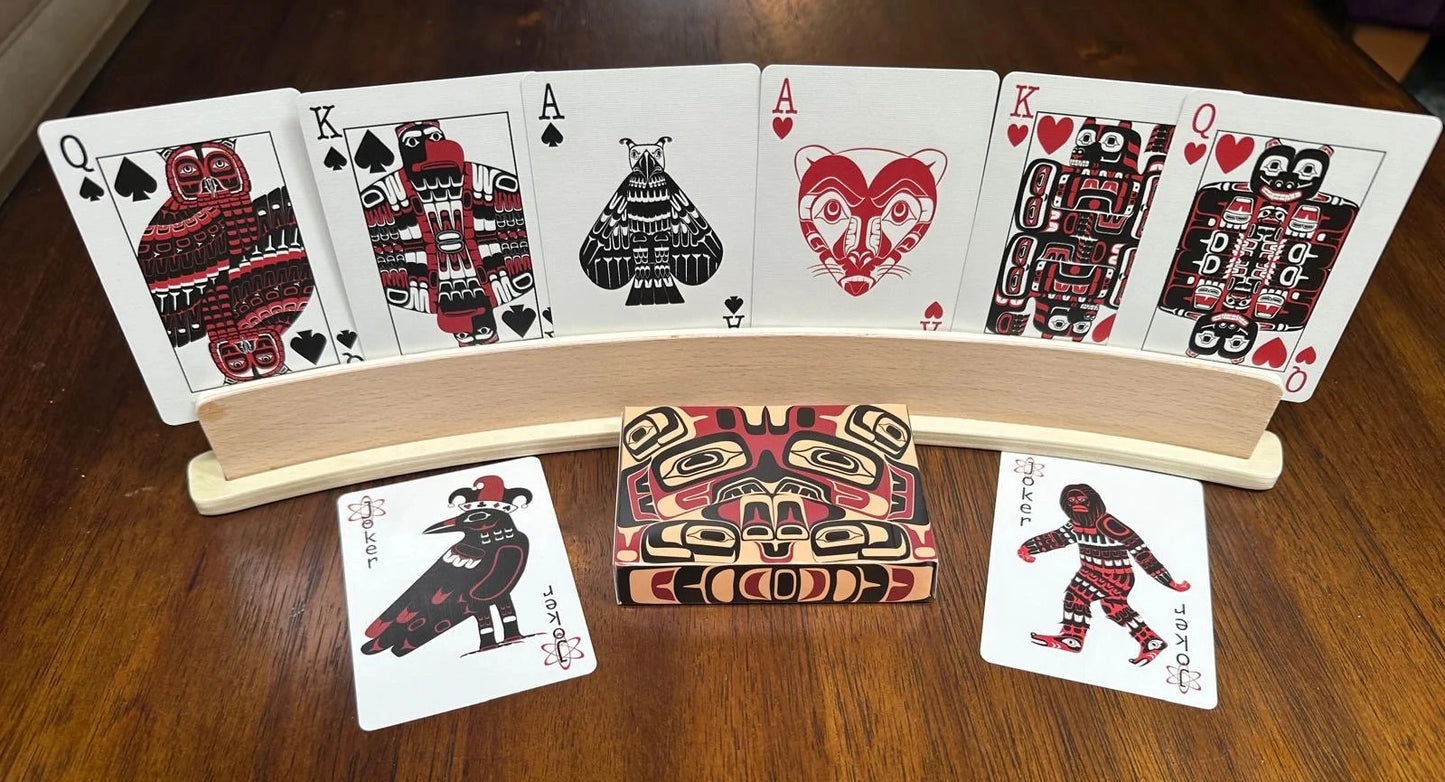 Bicycle Unique Pacific Northwest Native American Art Playing Cards