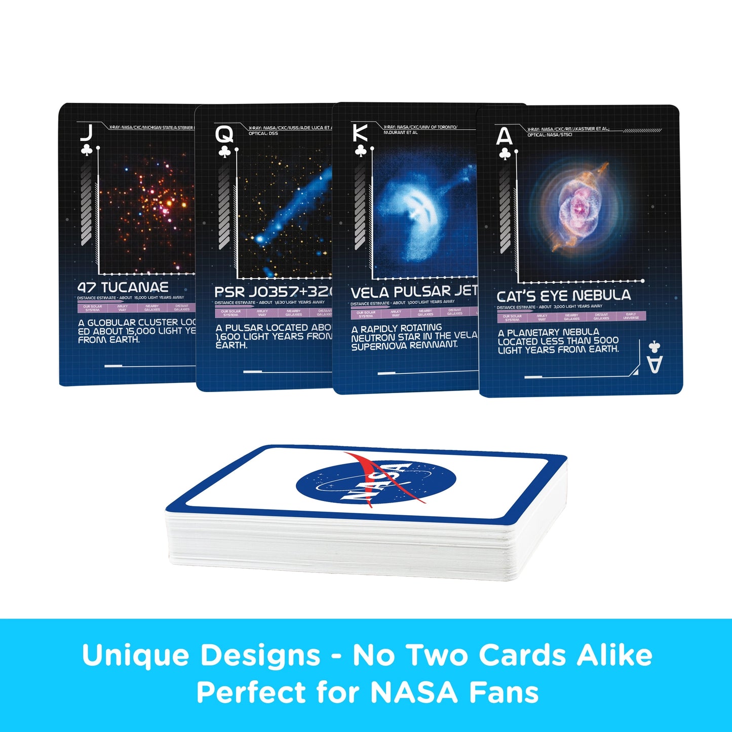 NASA Across the Universe Playing Cards – The Wonder of the Cosmos