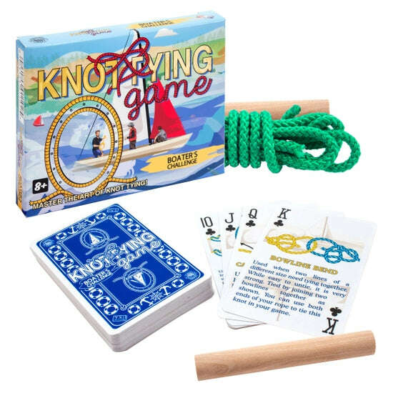 PlayingCardDecks.com-Boater's Knot Tying Game with Deck