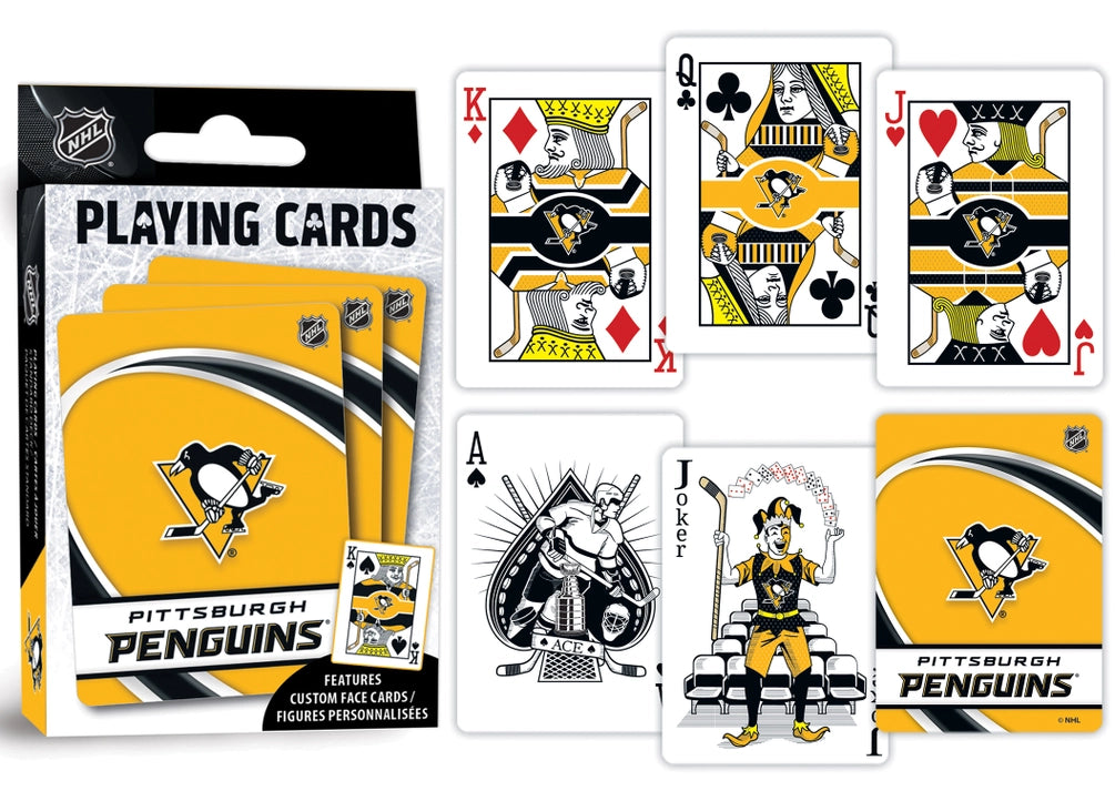 Pittsburgh Penguins Playing Cards by Masterpieces