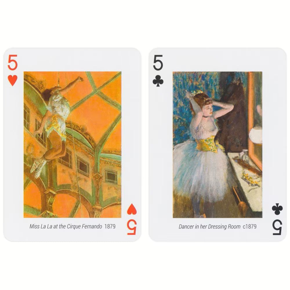 Degas Playing Cards Piatnik – A Dance of Light, Movement, and Elegance